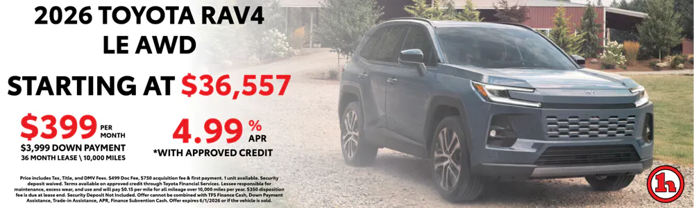 2026 Toyota RAV4 LE AWD | Handy Toyota