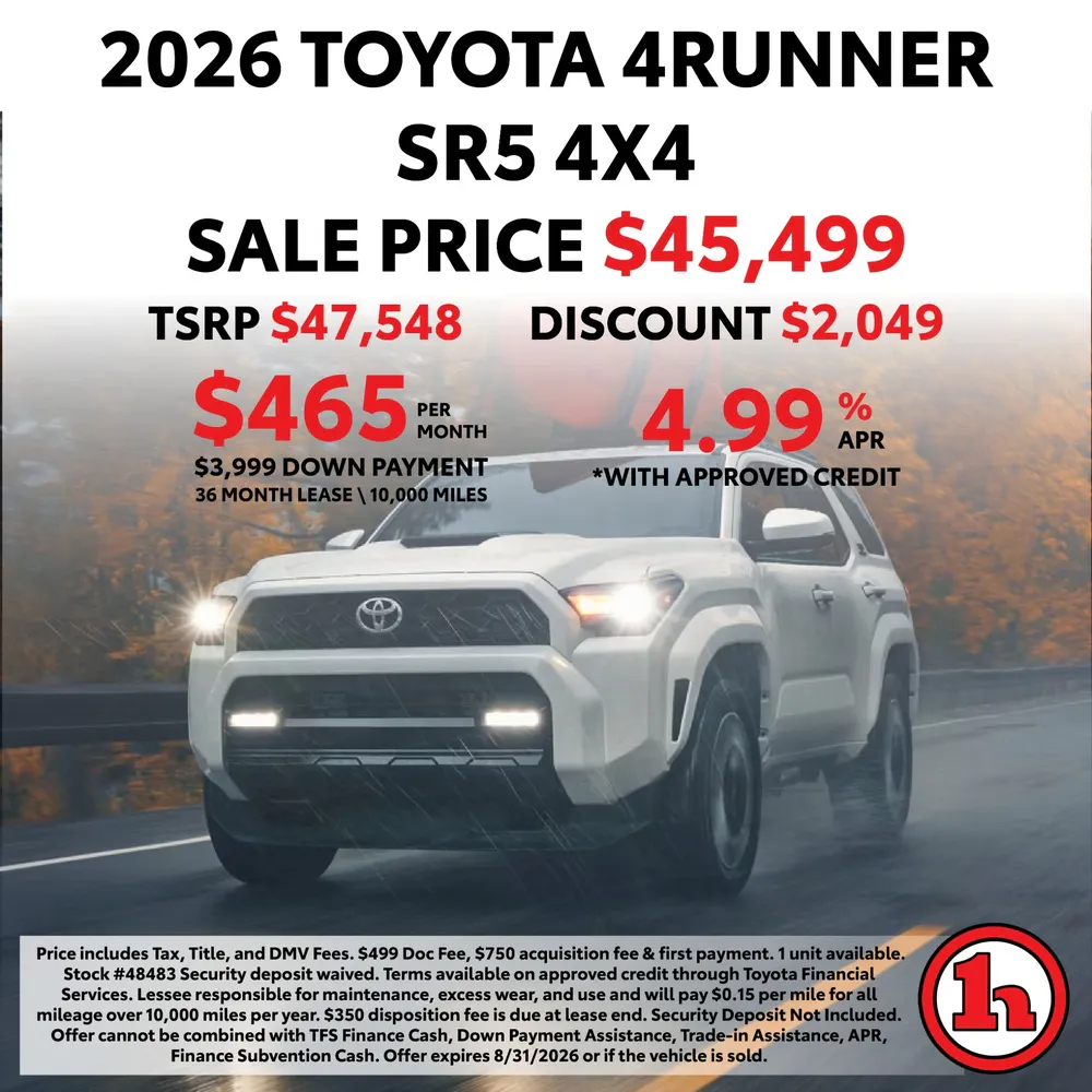 2026 Toyota 4Runner SR5 4×4 | Handy Toyota