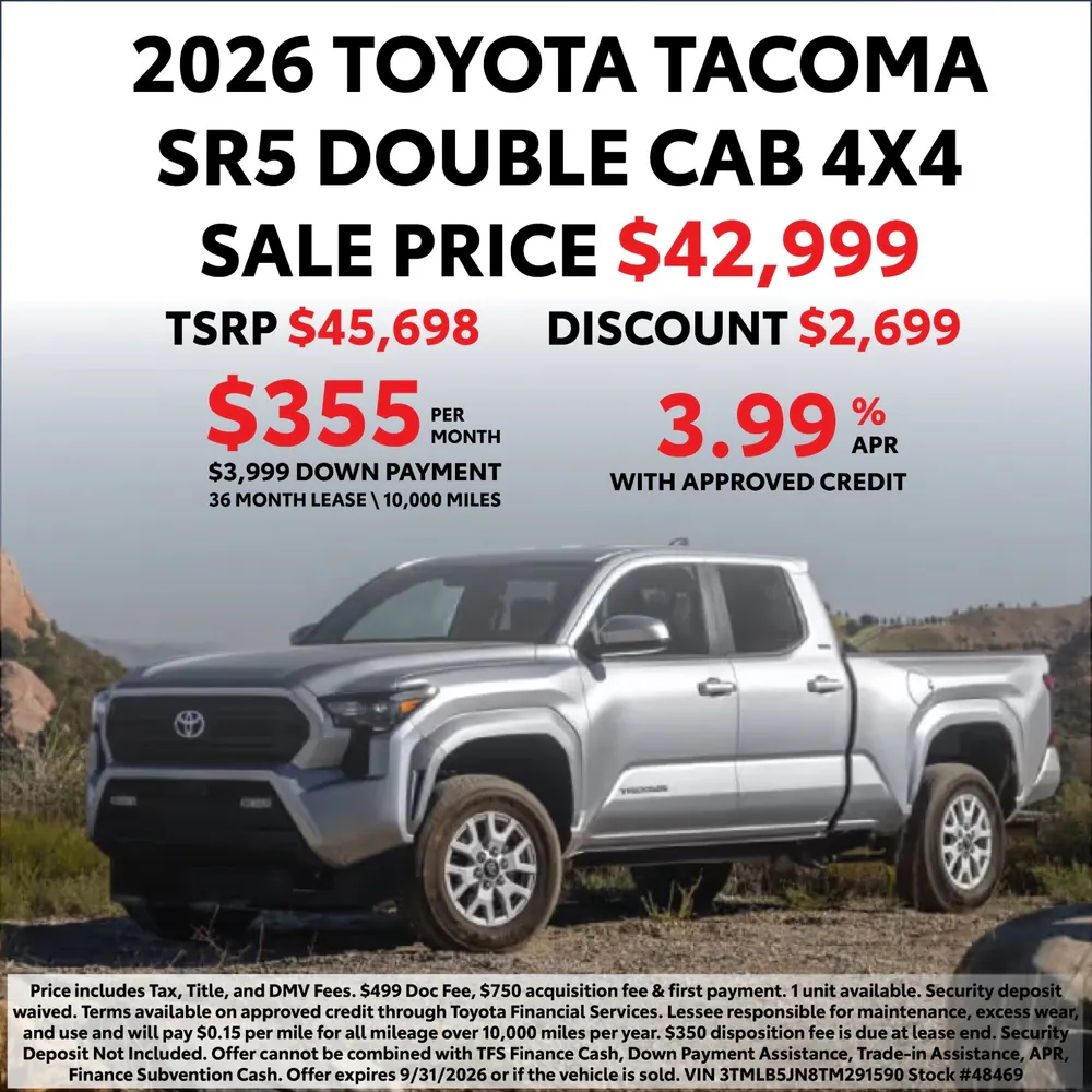2026 Toyota Tacoma XTRA Cab 4×4 | Handy Toyota