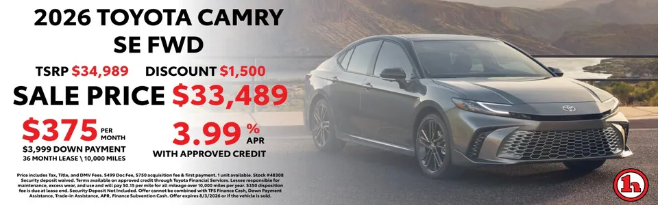 2026 Toyota Camry SE FWD | Handy Toyota