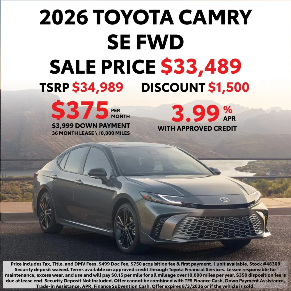 2026 Toyota Camry SE FWD | Handy Toyota