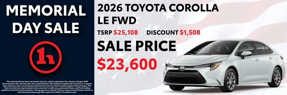 2026 Toyota Corolla LE FWD | Handy Toyota