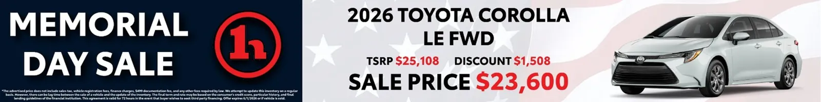 2026 Toyota Corolla LE FWD