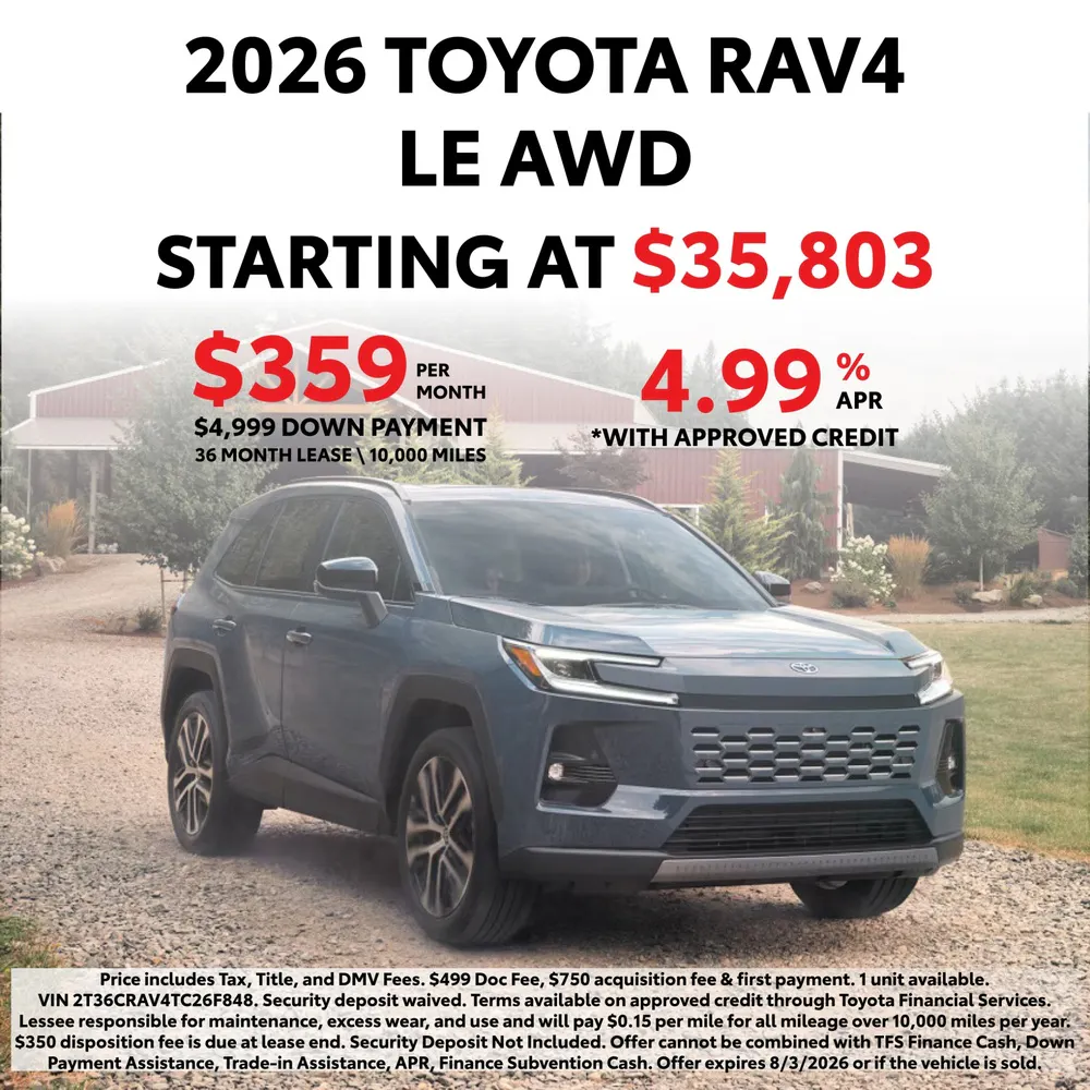 2026 Toyota RAV4 LE AWD | Handy Toyota