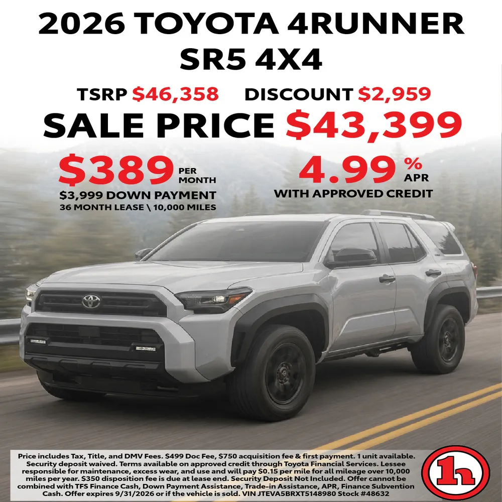 2026 Toyota 4Runner SR5 4×4 | Handy Toyota