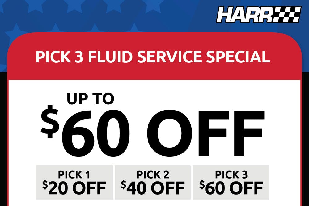 Pick 3 Fluid Service Special | Harr Toyota