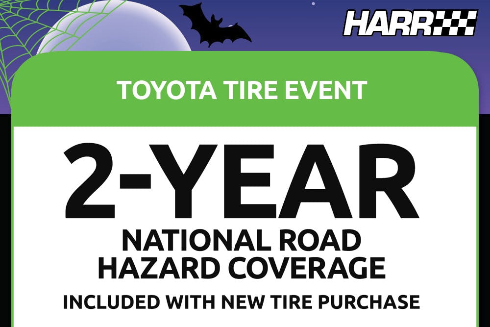 National Road Hazard Coverage | Harr Toyota