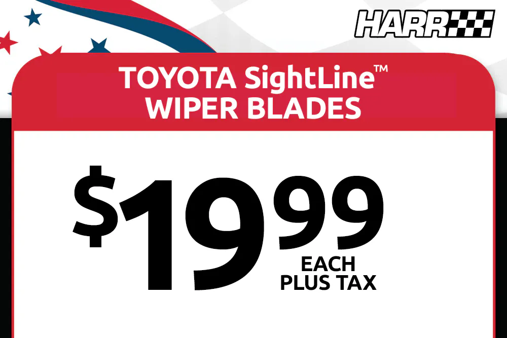 Toyota Sightline Wiper Blades | Harr Toyota