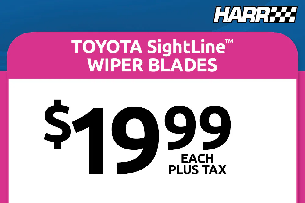 Toyota Sightline Wiper Blades | Harr Toyota