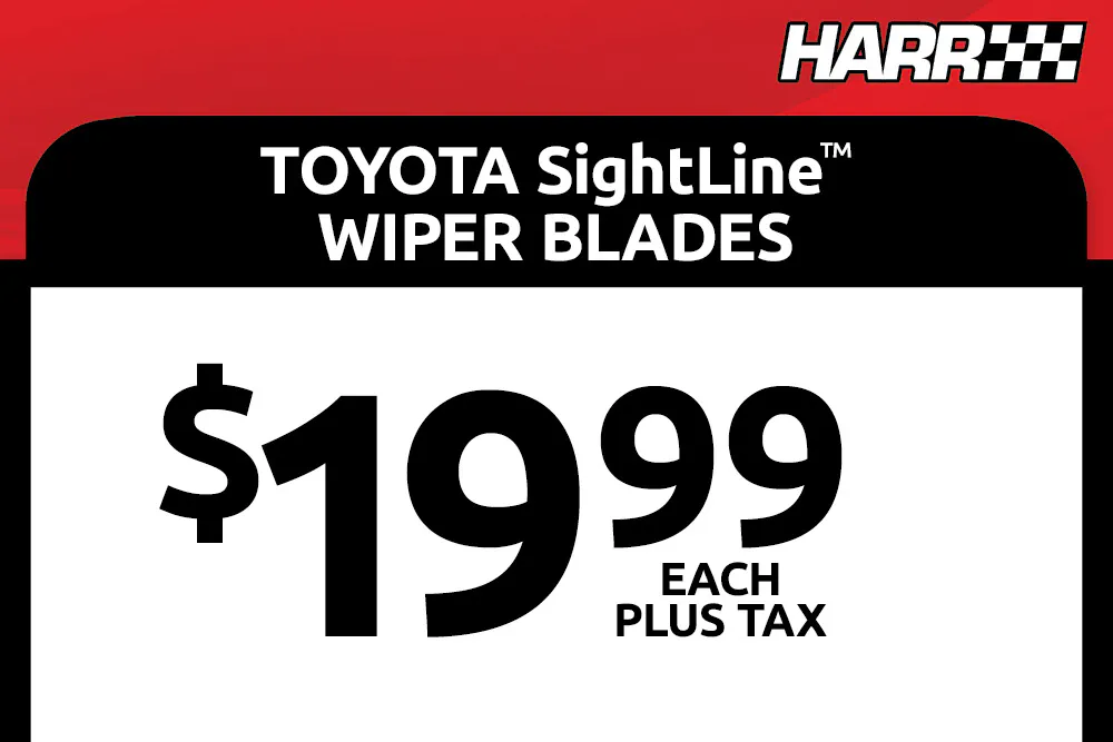 Tooyta SightLine™ Wiper Blades | Harr Toyota