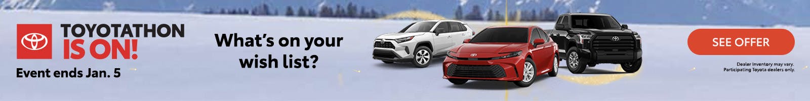 Toyotathon is on! – SRP