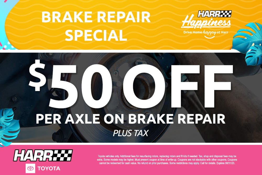 Brake Repair Special | Harr Toyota