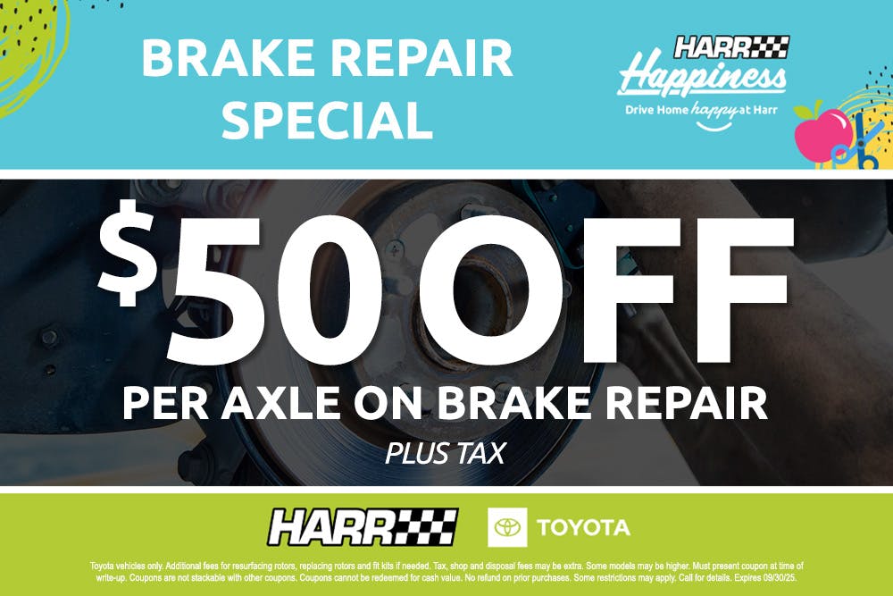 Brake Repair Special | Harr Toyota