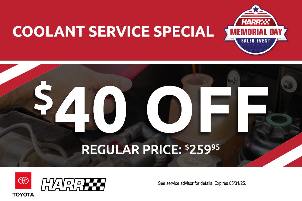 Coolant Service Special | Harr Toyota