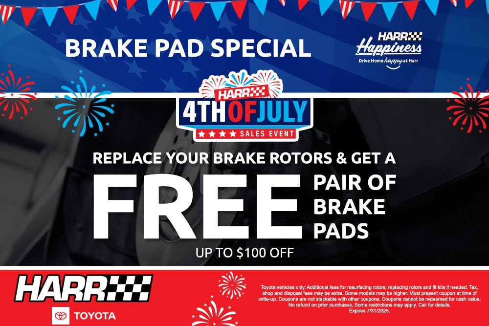 Brake Pad Special | Harr Toyota