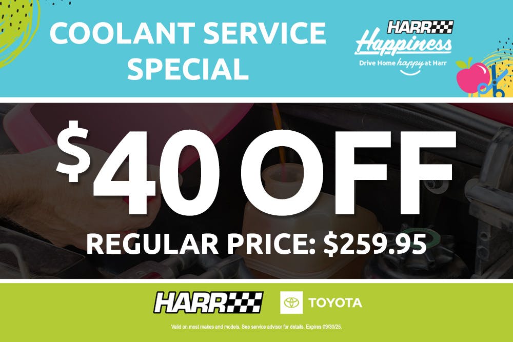 Coolant Service Special | Harr Toyota