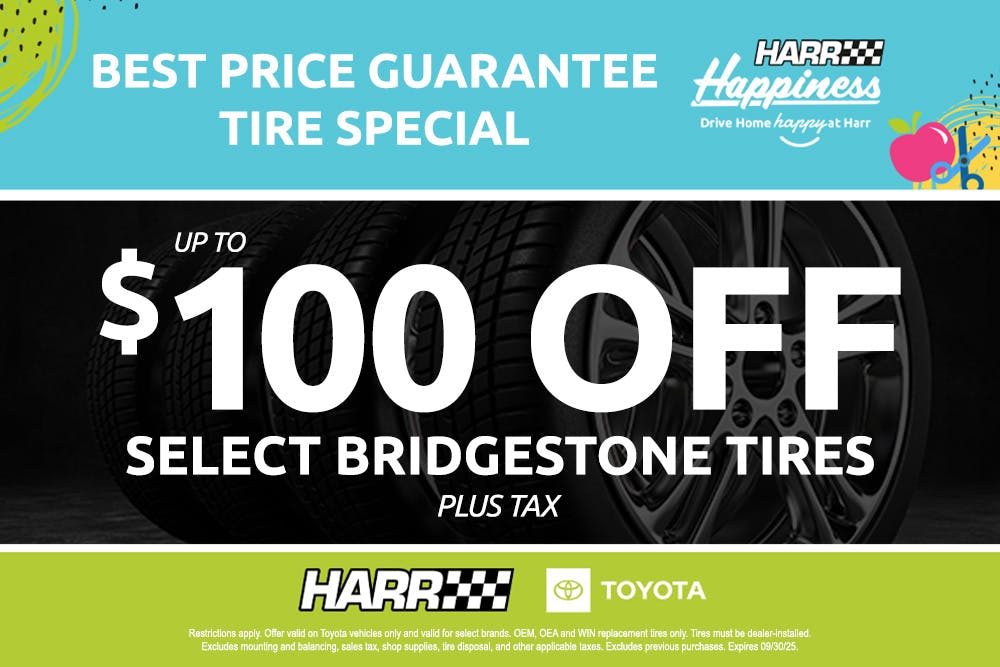 Best Price Guarantee Tire Special | Harr Toyota