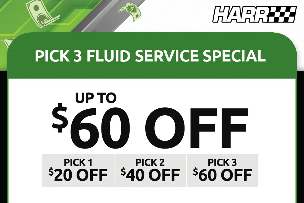 Pick 3 Fluid Service Special | Harr Toyota