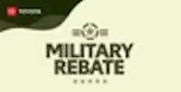 toyota military rebate logo