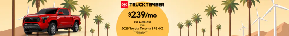 2026 Tacoma Trucktember | I-10 Toyota