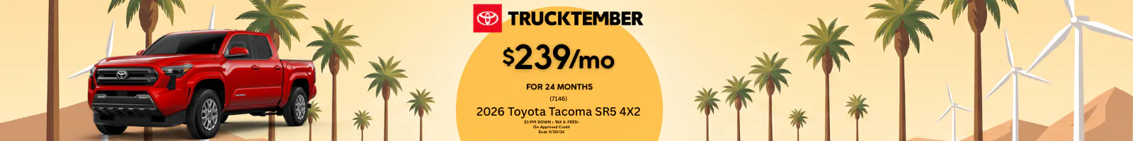 2026 Tacoma Trucktember
