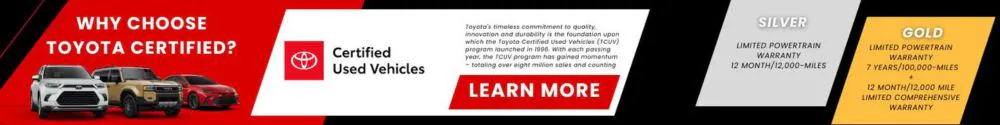 Tcuv Gold /Silver  Certified | I-10 Toyota