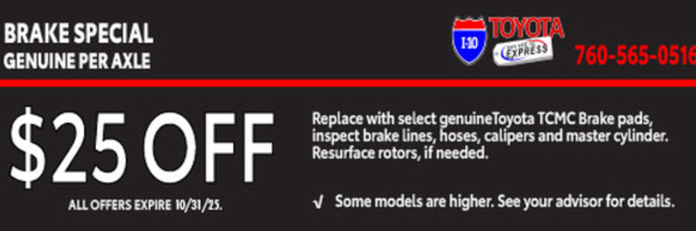 Genuine Brake Special