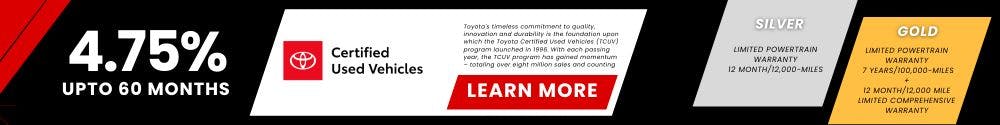 TCUV 4.75% APR Special | I-10 Toyota