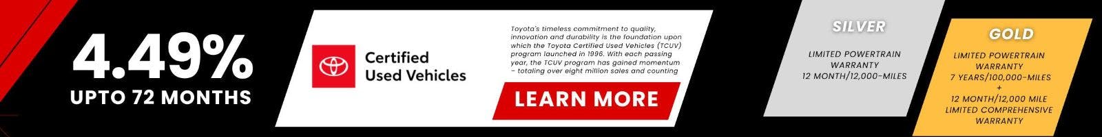 TCUV 4.49% APR Special | I-10 Toyota