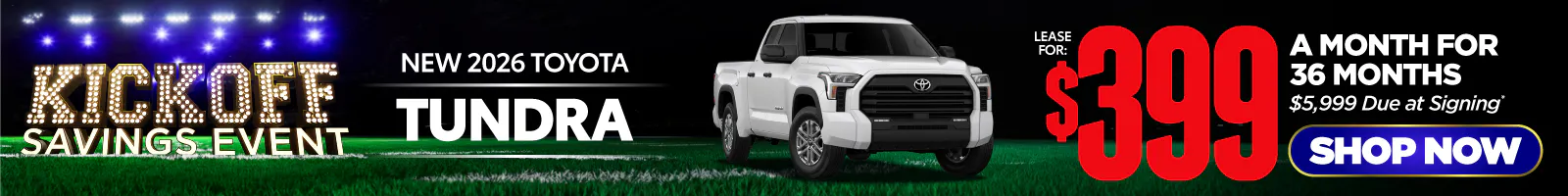 SAM – TUNDRA lease