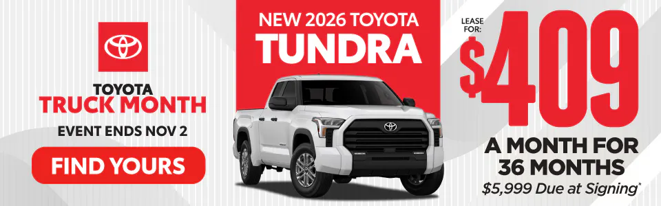 SAM – TUNDRA lease | I-95 Toyota of Brunswick