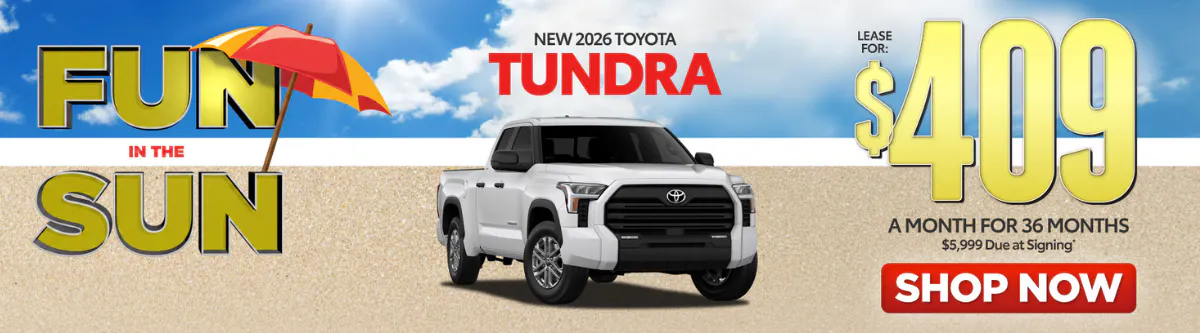 Lease Special: New 2026 Toyota Tundra | I-95 Toyota of Brunswick