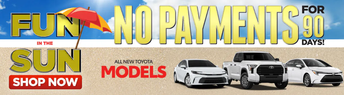 No Payments for 90 Days | I-95 Toyota of Brunswick