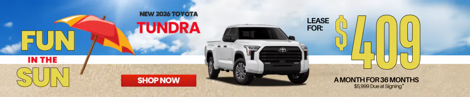 Lease Special: New 2026 Toyota Tundra | I-95 Toyota of Brunswick