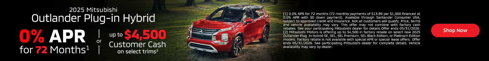 Outlander Plug in Hybrid