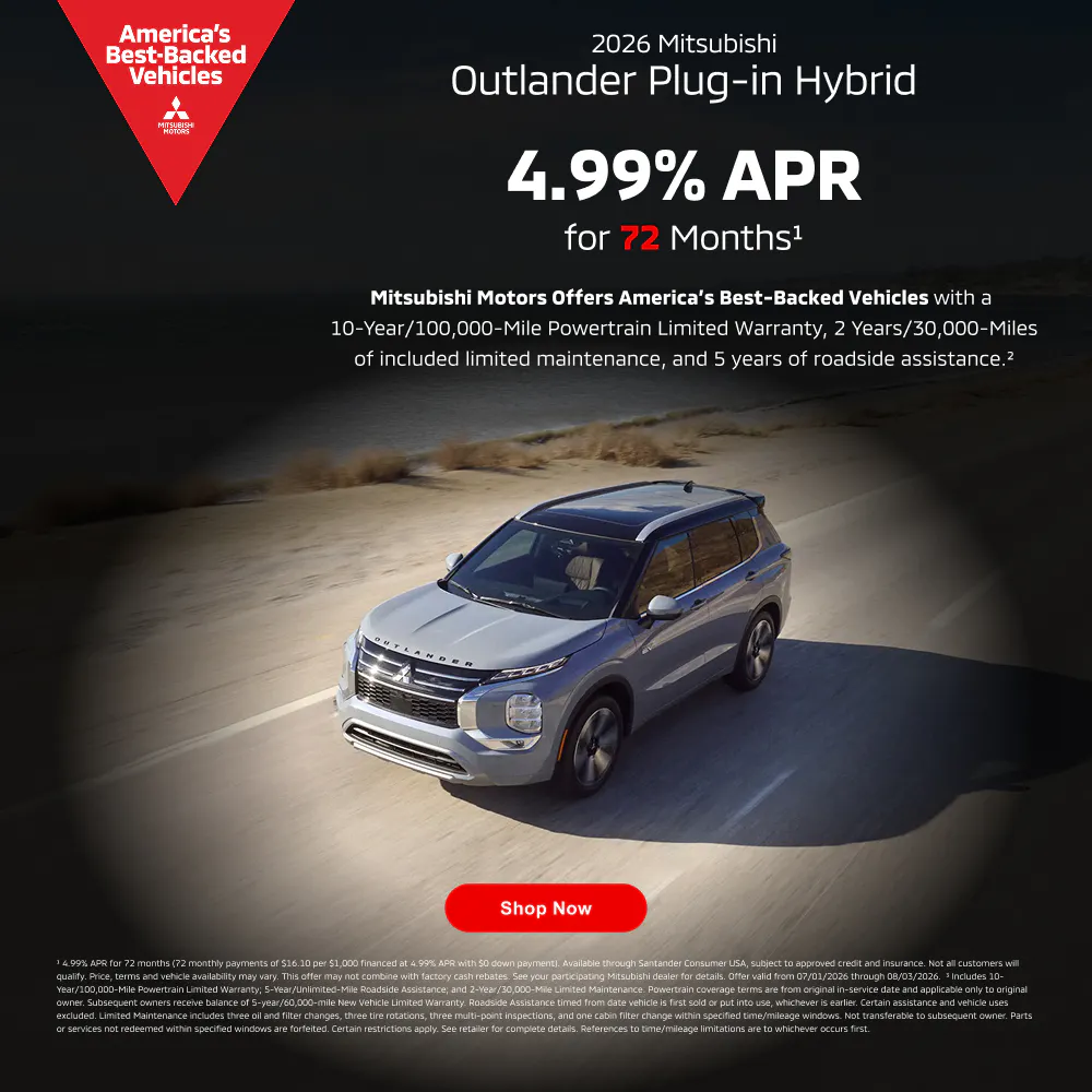 2026 Outlander PHEV | Icon Mitsubishi-Framingham