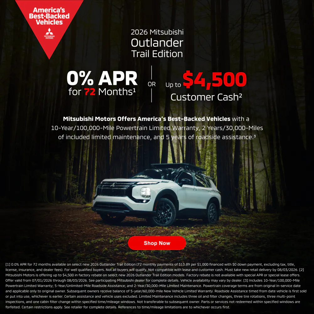 2026 Mitsubishi Outlander Trail Edition | Icon Mitsubishi-Framingham