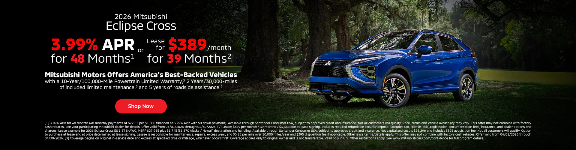 April 2026 Eclipse Cross | Icon Mitsubishi