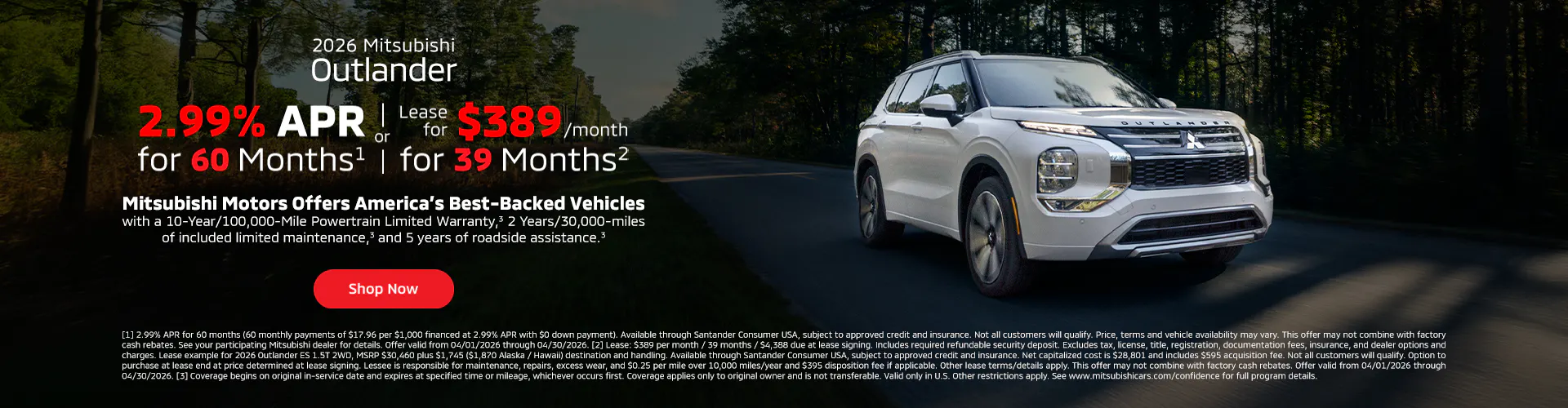 April 2026 Outlander | Icon Mitsubishi