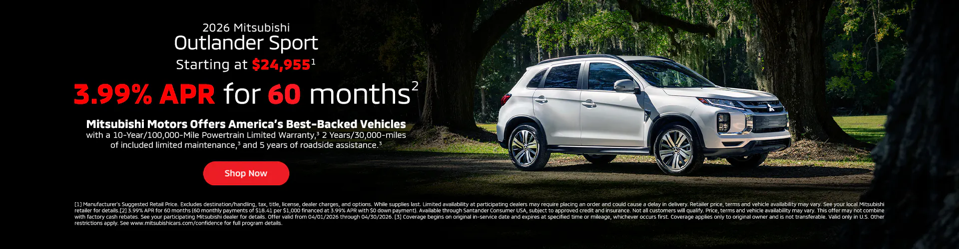 April 2026 Outlander Sport | Icon Mitsubishi