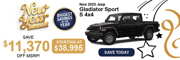 New 2025 Jeep Gladiator Sport S 4×4 | Jack CDJR