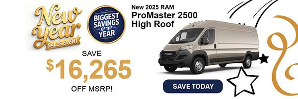 New 2025 Ram ProMaster 2500 High Roof | Jack CDJR