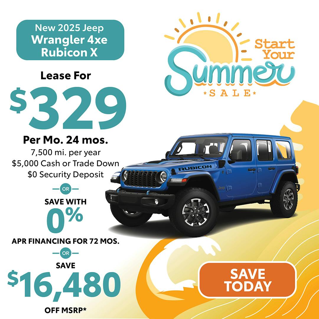 New 2025 Jeep Wrangler 4xe Rubicon X | Jack CDJR