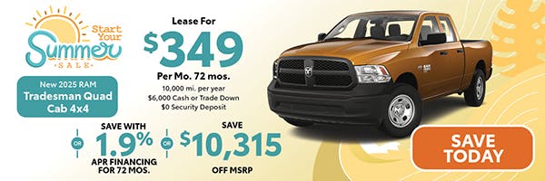 New 2025 Ram 1500 Tradesman Quad Cab 4×4 | Jack CDJR