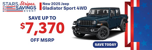 New 2025 Jeep Gladiator Sport 4WD | Jack CDJR