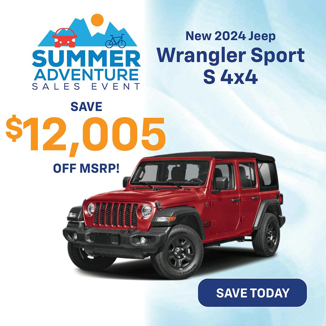 New 2024 Jeep Wrangler Sport S 4×4 | Jack CDJR