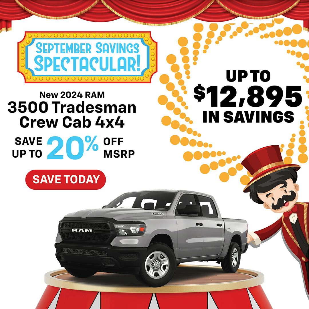 New 2024 Ram 3500 Tradesman Crew Cab 4×4 | Jack CDJR