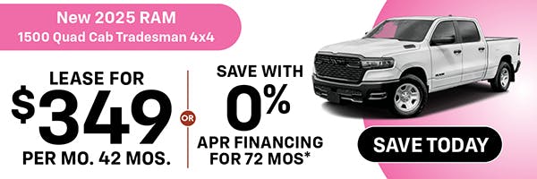 New 2025 Ram 1500 Quad Cab Tradesman 4×4 | Jack CDJR