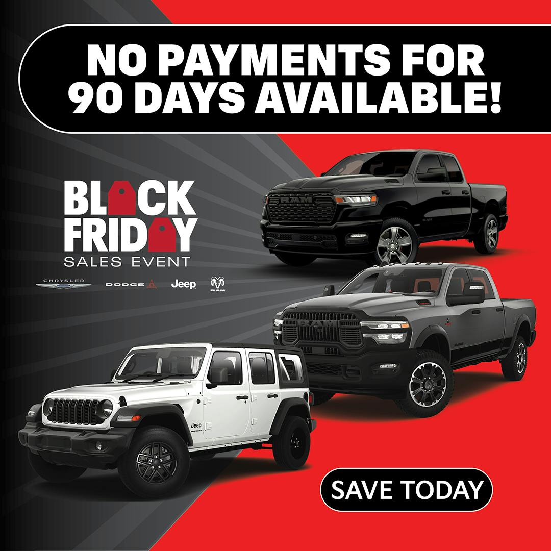 No Payments For 90 Days Available! | Jack CDJR