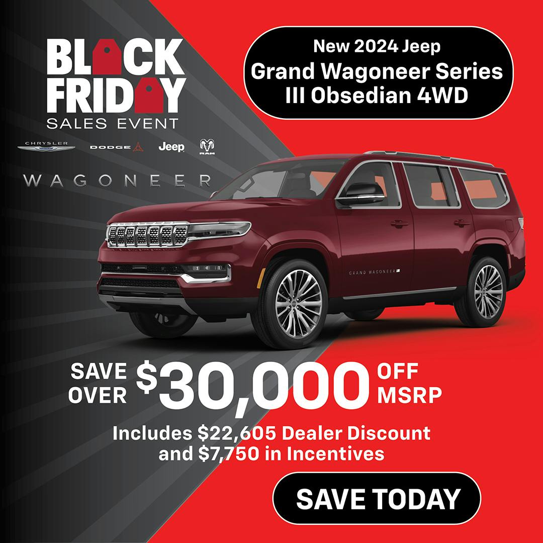 New 2024 Jeep Grand Wagoneer Series III Obsidian 4WD | Jack CDJR